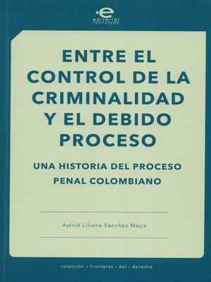 cover image of Entre el control de la criminalidad y el debido proceso